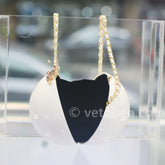 샤넬 CC 마크 볼 라인스톤/플라스틱 숄더백